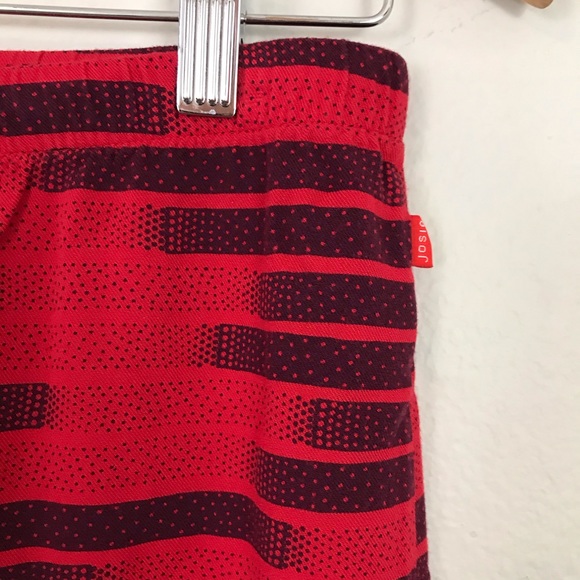 Josie Natori small Lounge Sleep Pajama Pants Red Purple - Picture 3 of 6